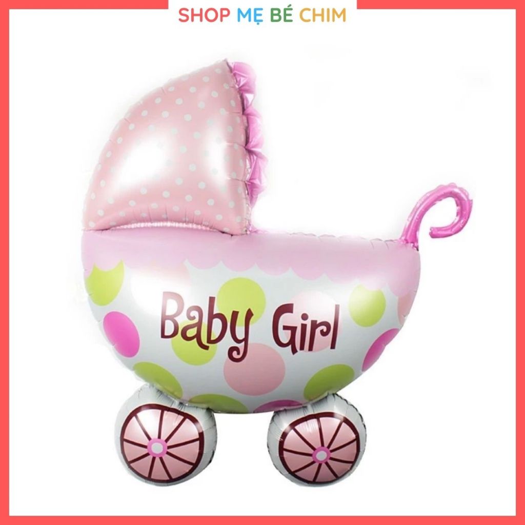 Bóng Bay Hình Chiếc Nôi ( Giá Sỉ) ( chọn màu)