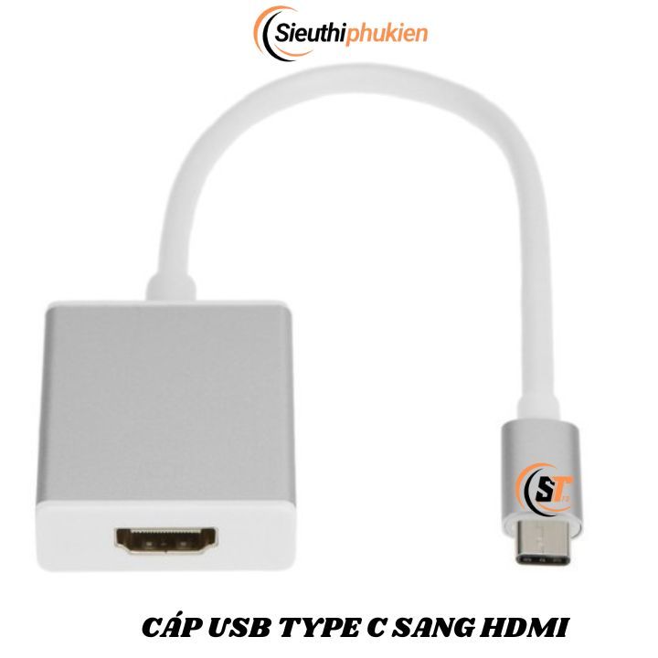 Cáp chuyển đổi USB type C sang màn hình HDMI, USB-C to HDMI giá rẻ, usb type c sang hdmi