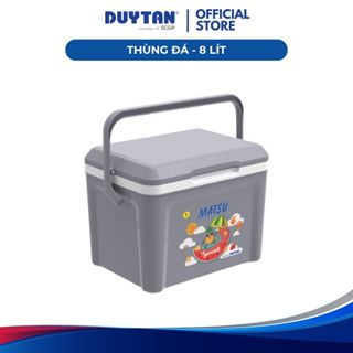 Thùng đá 8 DUY TÂN nhựa PP, công nghệ PU foam, giữ lạnh đến 24 giờ, an toàn vệ sinh thực phẩm