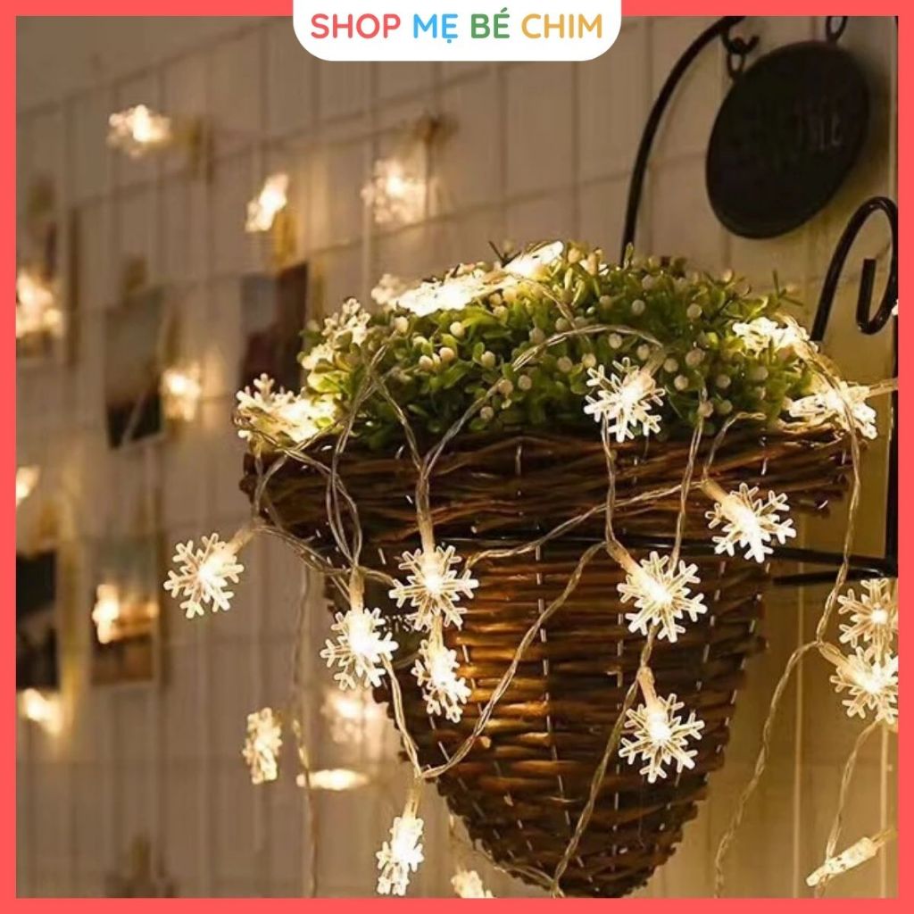 Sỉ Đèn Led Bông Tuyết (combo 5 dây)