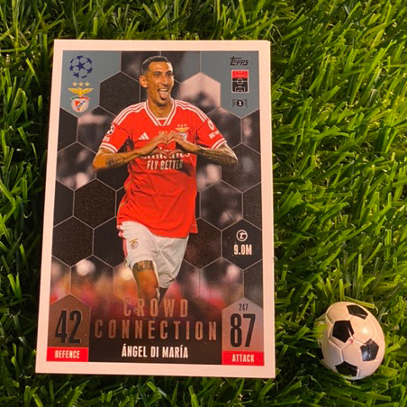 [ CHÍNH HÃNG ] - CROWD CONNECTION - TOPPS MATCH ATTAX EXTRA 2024 - ANGEL DI MARIA (BENFICA)