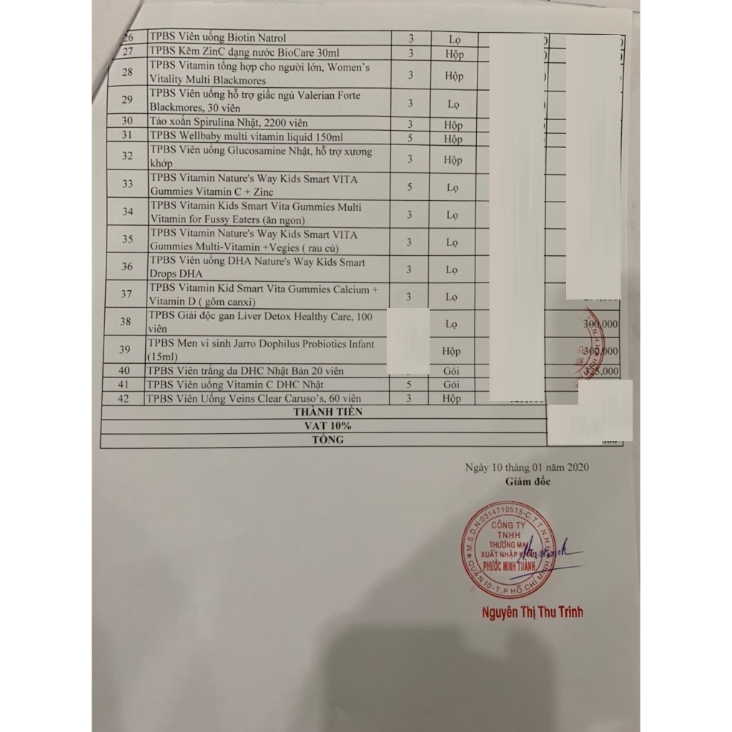 elevit bầu Úc tách vỉ, Vỉ 10 viên (Tách Lẻ)