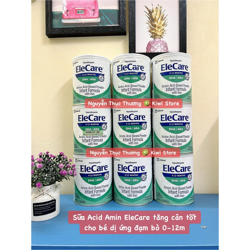 (DATE 2027) Sữa Acid Amin EleCare TĂNG CÂN TỐT cho bé dị ứng đạm bò 400gr (0-12m)