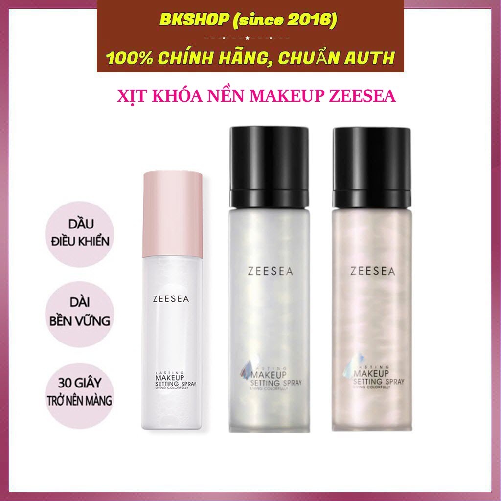 Xịt khoá nền trang điểm ZEESEA tạo hiệu ứng bóng 50ml / 100ml