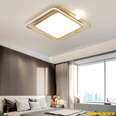 Đèn ốp trần MONSKY VAZEN 40cm, 50cm trang trí nội thất hiện đại, sang trọng (2008V)