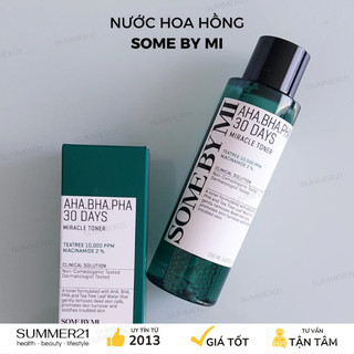  Nước Hoa Hồng Cho Da Dầu Mụn Some By Mi AHA-BHA-PHA 30 Days Miracle Toner 150ml 