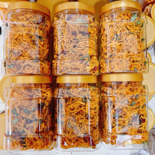 Combo [ 6 Hủ Giá Sỉ ] Khô gà lá chanh 500gr ngon, tiết kiệm, chất lượng, đồ ăn vặt haovosnack