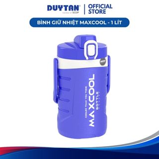 Bình giữ nhiệt MaxCool 1lít DUY TÂN nhựa PP, giữ lạnh đến 12 giờ, bình đá mini, nắp có ron chống rỉ nước