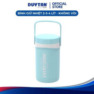 Bình Giữ Nhiệt 2 - 3 -4lít, không vòi DUY TÂN nhựa PP, bình đá mini giữ lạnh đến 12 giờ, nắp có ron chống rỉ nước