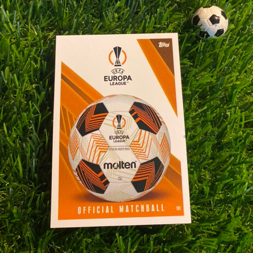 [ CHÍNH HÃNG ] - OFFICAL MATCHBALL - EUROPA LEAGUE - TOPPS MATCH ATTAX 2024