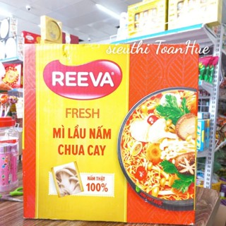 Mì lẩu nấm chua cay Reeva - Ăn chay được- 85g/ gói - Thùng 30 gói