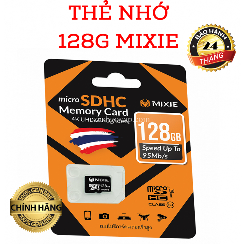 Thẻ Nhớ Micro SD MIXIE 32GB/64GB/128GB Tốc Độ 95Mb/s