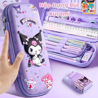 Hộp Đựng Bút 3D Hình Kuromi, Melody, Cinnamoroll Dễ Thương Cho Bé Gái, Túi Đựng Bút, Dụng Cụ Học Tập, Thước Kẻ Tiện Dụng