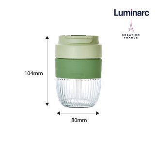 Ly Thuỷ Tinh Văn Phòng Có Nắp Luminarc 350ml