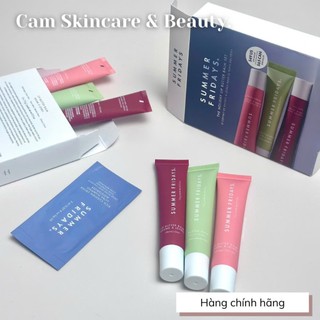  Set 3 thỏi son dưỡng Fullsize Summer Fridays Lip Butter Balm for Hydration & Shine 