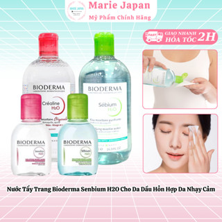 Nước tẩy trang Bioderma Senbium H2O cho da dầu hỗn hợp da nhạy cảm Pháp