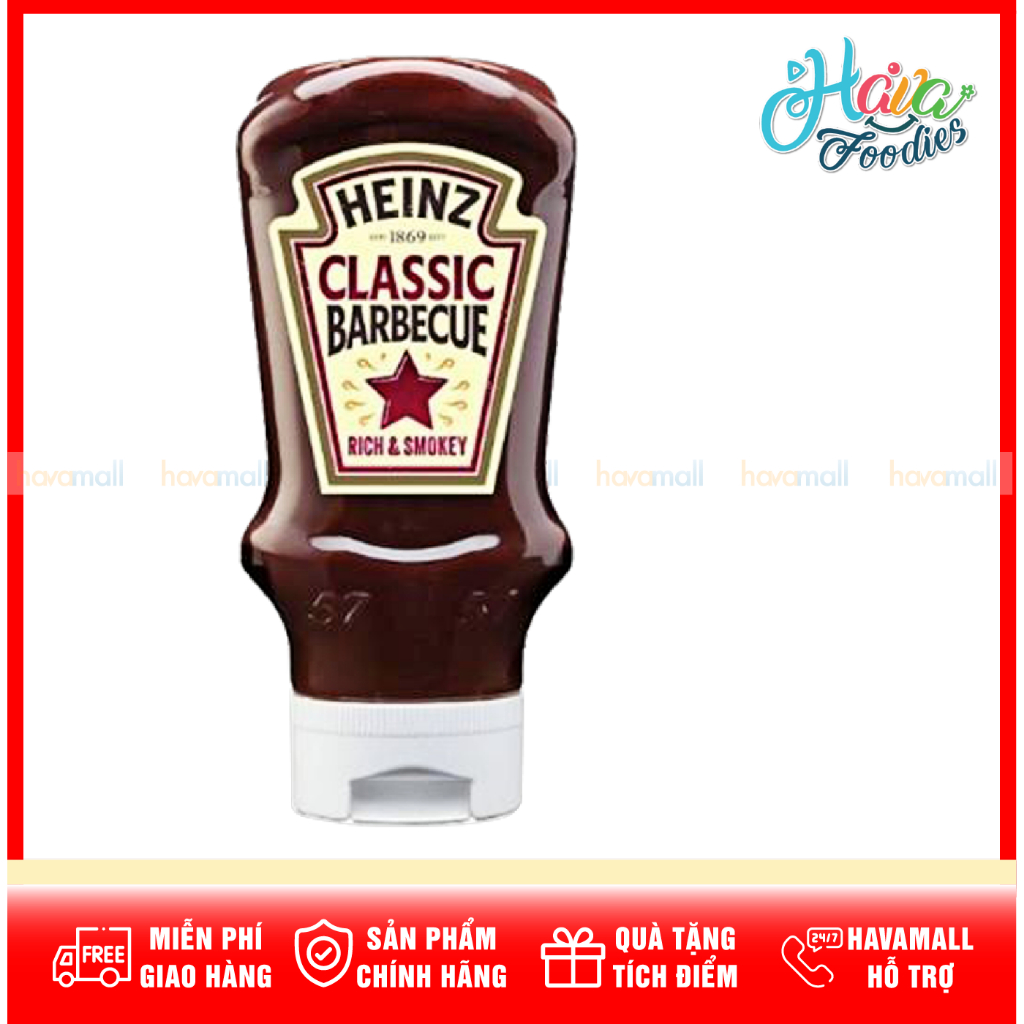 Sốt Thịt Nướng BBQ-Heinz Classic Barbecue Sauce 480g