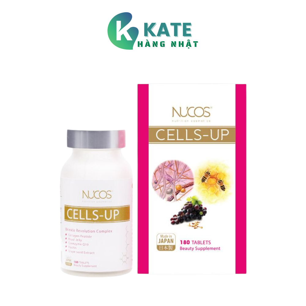 Viên uống collagen chống lão hóa đẹp da Nucos Cells Up 180 viên [Chính Hãng]