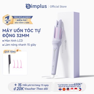 Máy Uốn Tóc Xoăn Tự Động Simplus 32mm JFBA005 Xoay Một Nút Uốn Tự Động - Bảo Hành 1 Năm 1 Đổi 1