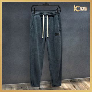 Quần Jogger Nam Dài Chất Nhung Dày Dặn, Quần Nhung Tăm Thu Đông Cao Cấp Mẫu Trẻ Trung JO10 - ICON