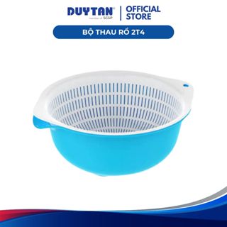Bộ thau rổ 2T4 DUY TÂN nhựa PP, an toàn sức khỏe