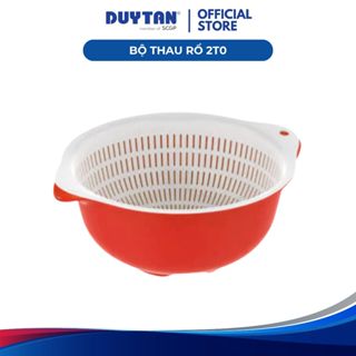 Bộ thau rổ 2T0 DUY TÂN nhựa PP, an toàn sức khỏe