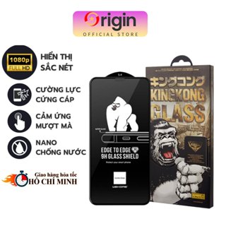 Kính cường lực iphone Kingkong iP 14 pro max 16 pro max 16e 7 8 Plus xsmax xr 11 13 promax 15 Pro 12pro full màn 3d trơn