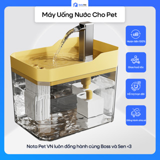 Máy Uống Nước Tự Động 1.5L Cho Chó Mèo - Giải Pháp Tốt Nhất Cho Thú Cưng - Nota Pet VN
