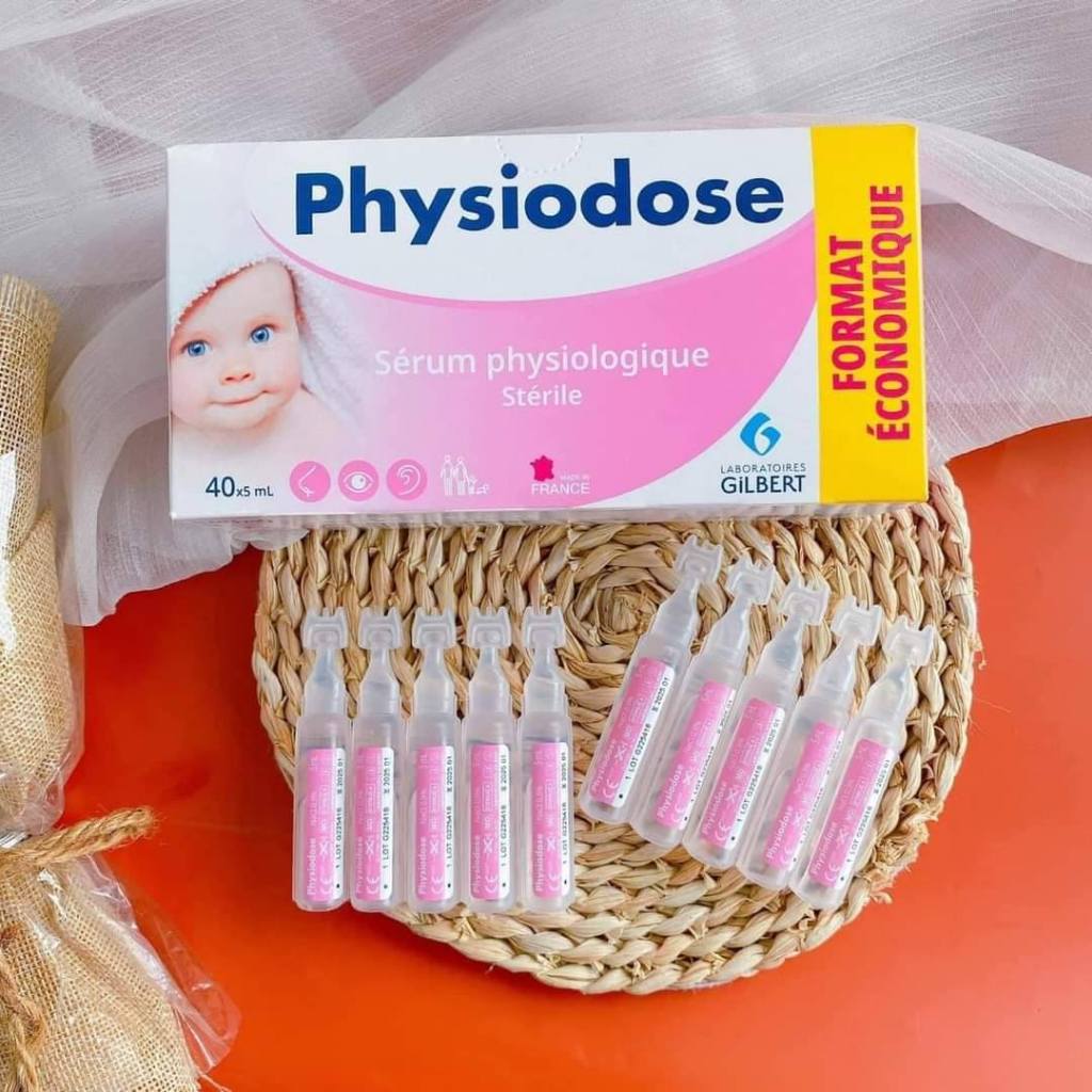 Nước Muối Sinh Lý Phisiodose - Pháp ( Hộp 40 Ống )