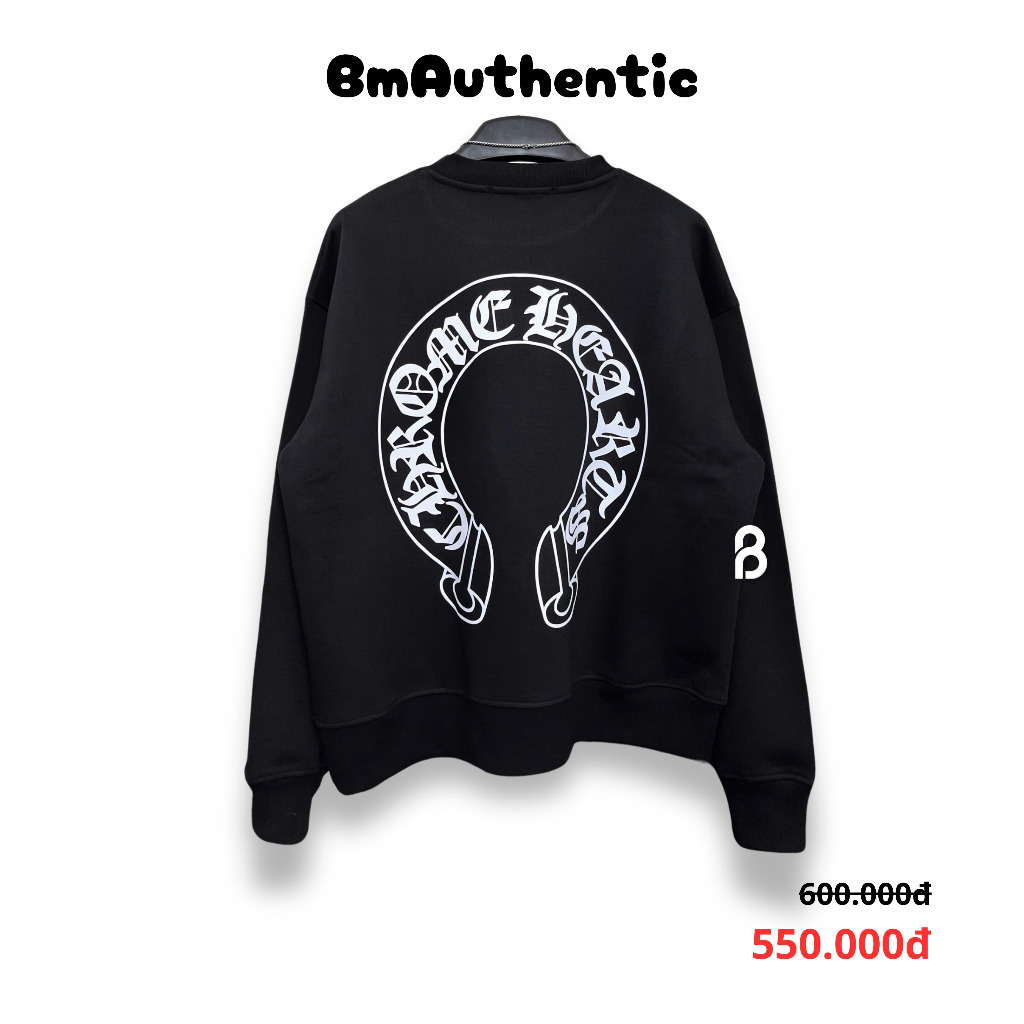 [HIGH QUALITY] Áo Sweater Chrome Hearts Signature Horseshoe - BM Authentic