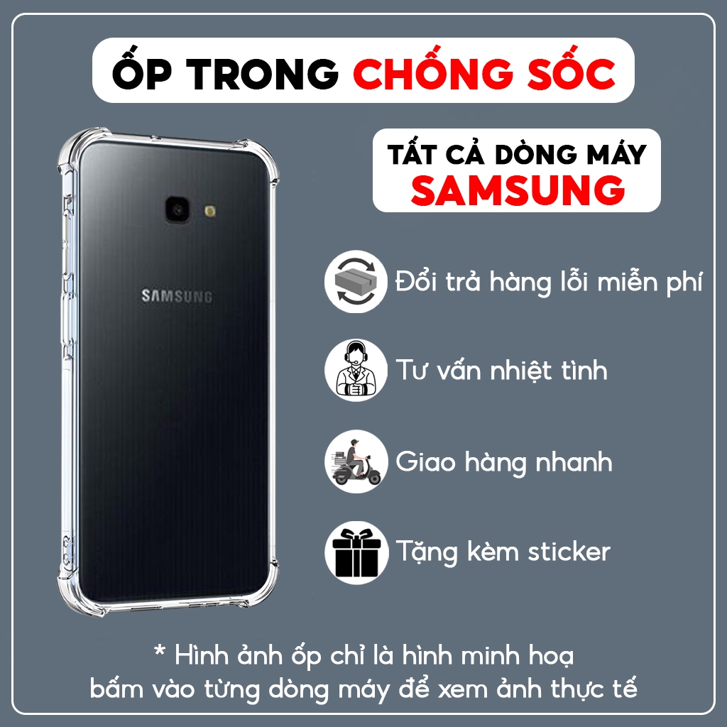 Ốp lưng Samsung Chống Sốc J4 J6 J7 Plus Pro Prime Note 8 9 10 Lite Plus 20 Ultra M14 M15 M20 M32 M35