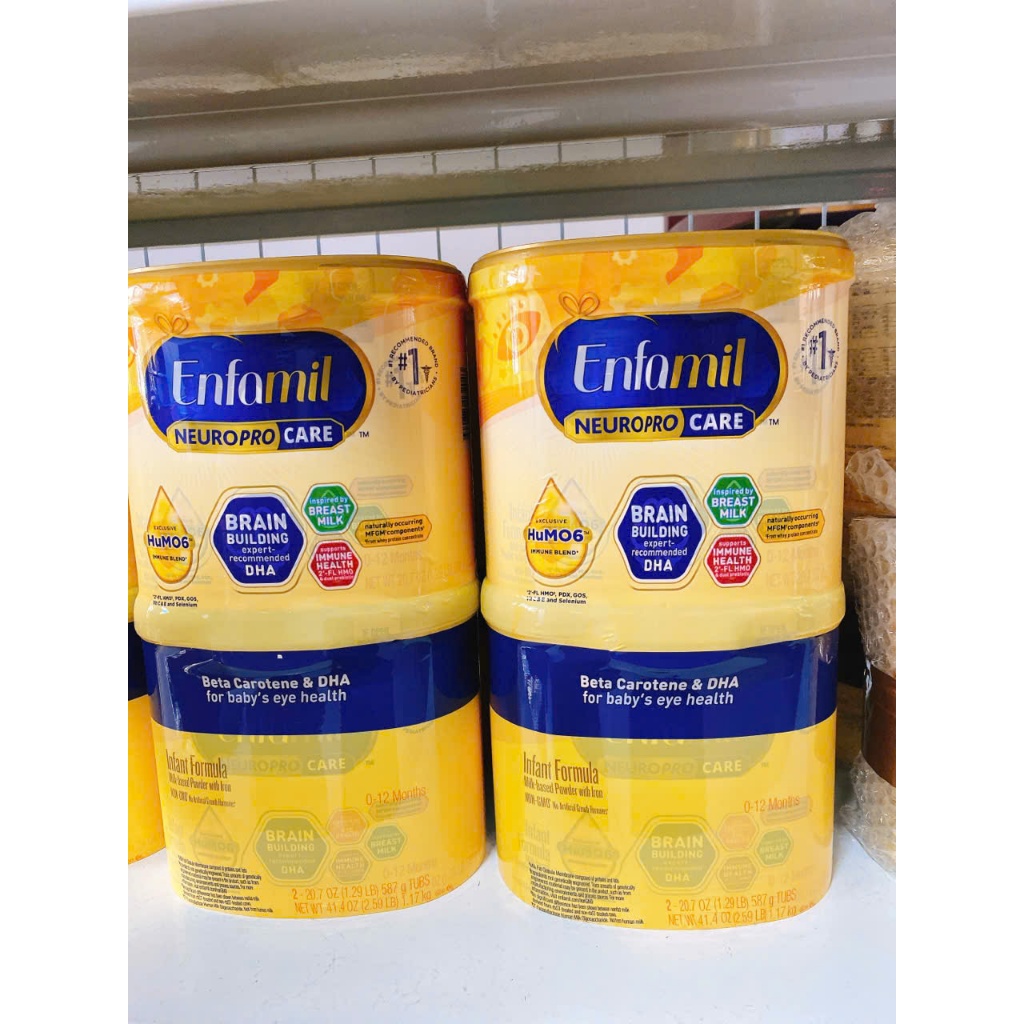 (HÀNG MỸ - AIR - CÓ BILL) Sữa Enfamil cho bé 0-12 tháng tuổi Enfamil NeuroPro Care