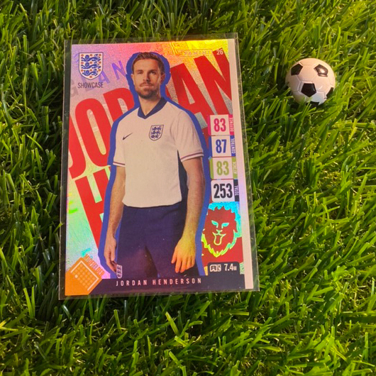 [ CHÍNH HÃNG ] - SHOWCASE - PANINI ENGLAND TOURNAMENT EDITION 2024 - JORDAN HENDERSON (ENGLAND)