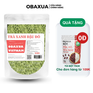 Bột Trà Xanh Đậu Đỏ OBAXUA nguyên chất - Dùng đắp mặt nạ Bóc Bã Nhờn & Dưỡng trắng