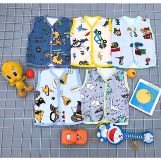 Áo Ghi lê nỉ - Áo ghi lê nỉ cho bé trai bé gái nhiều hoạ tiết từ 3-14kg - N30