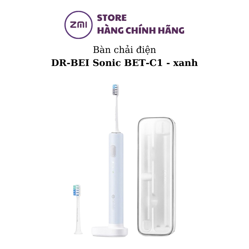 Bàn chải điện Shell DR-BEI Sonic BET-C01 - 3 Màu Trắng, Xanh, Hồng