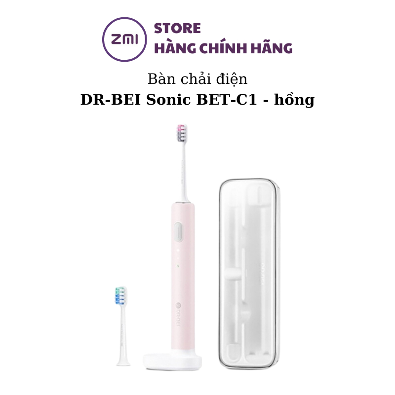 Bàn chải điện Shell DR-BEI Sonic BET-C01 - 3 Màu Trắng, Xanh, Hồng | BigBuy360 - bigbuy360.vn
