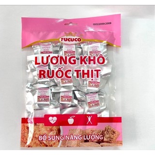  lương khô ruốc thịt fucuco 380gm,25 viên  túi 