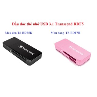 Đầu đọc thẻ nhớ usb 3.1 transcend rdf5