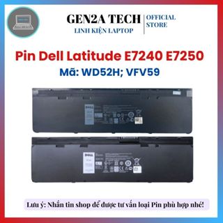 Pin Laptop Dell Latitude 12 7000 E7240 E7250 GVD76 WD52H 45Wh VFV59 52Wh - Zin New - BH 6 THÁNG