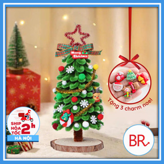 [TẶNG 3 CHARM NOEL] Set nguyên liệu CÂY THÔNG Noel bằng kẽm nhung- Bộ phụ kiện làm quà tặng, trang trí Giáng Sinh 2025