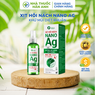 Xịt Hôi Nách Nano Ag, Xịt Nano Chống Thấm Mồ Hôi 48h, Khử Mùi Diệt Khuẩn, Giúp Nách Luôn Khô Thoáng