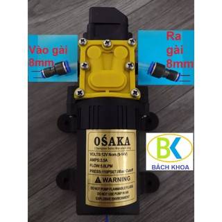  Bơm nước mini 12v tự ngắt khi khóa nước bơm đơn Sinleader  Zukui  Osaka 12V 110PSI 