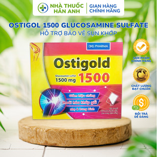  Ostigol 1500 Glucosamine Sulfate - Giúp Giảm Triệu Chứng Của Thoái Hoá Khớp Gối Nhẹ Và Trung Bình 