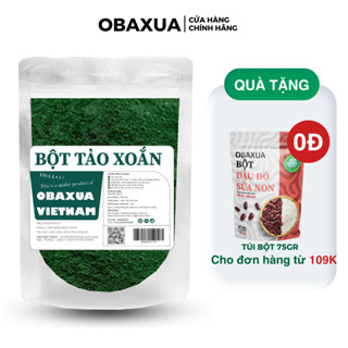 Bột Tảo Xoắn Đắp Mặt Nạ OBAXUA Nguyên Chất Ngừa Mụn, Dưỡng Trắng, Chống Lão Hóa Da