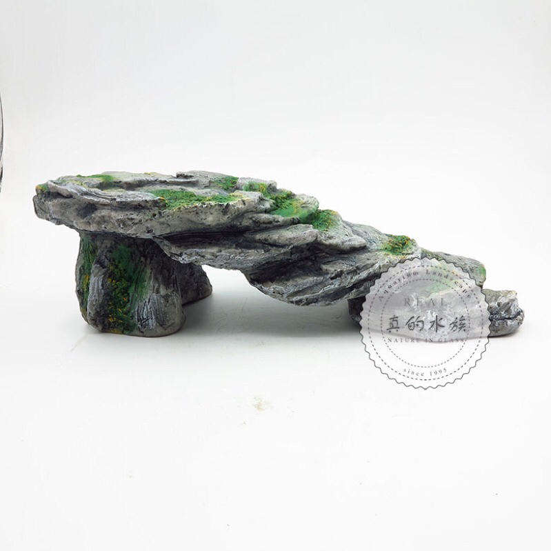 Dốc leo giả đá xanh rêu size to trang trí làm chổ leo trèo cho pet