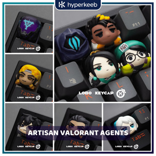 [HOẢ TỐC] Keycap Artisan LOBO Valorant Phoenix Killjoy Omen Sage, keycap trang trí bàn phím cơ | HYPERKEEB