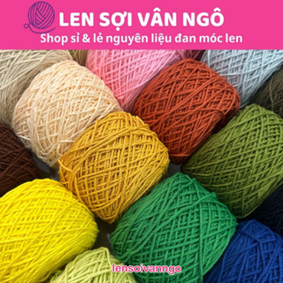  Sợi Macrame Cotton 2mm móc túi mũ  cuộn 200gr   26259  