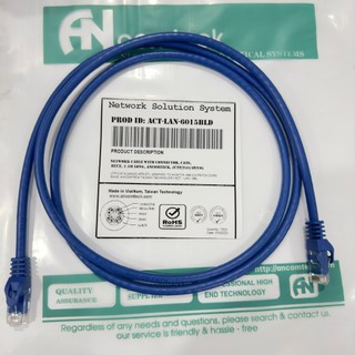 Dây patch cord Lan Cat6 dài 0,25m Ancomteck  ( đặt hàng số lượng lớn)