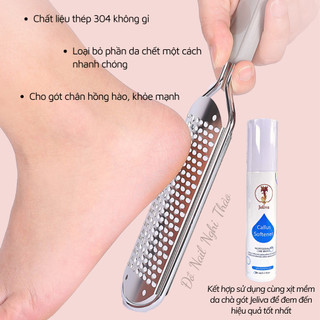 Dụng cụ chà gót chân inox Nghi Thảo Nails